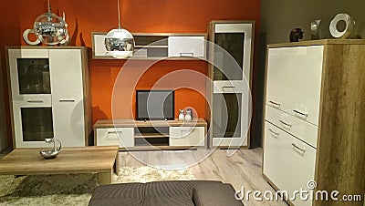 Modern livingroom Stock Photo