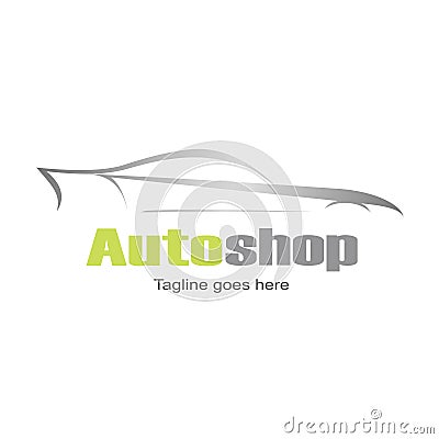 Modern logo autoshop vector Vector Illustration