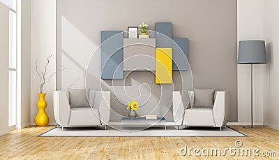 Modern lounge Stock Photo