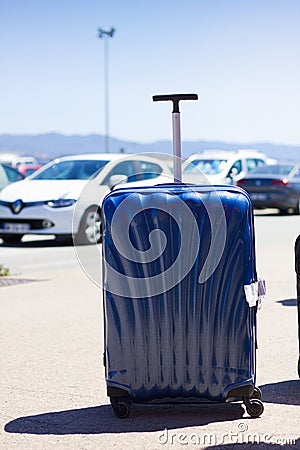 Modern luggage Stock Photo