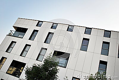 Modern, Luxury Apartment Building. Stock Photo