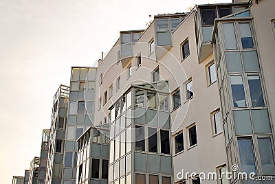 Modern, Luxury Apartment Building. Stock Photo