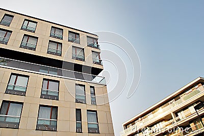 Modern, Luxury Apartment Building. Stock Photo