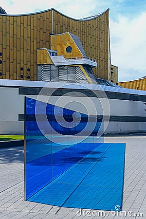 T4 - Memorial and Information Centre for the Victims of the Nazi Euthanasia Programme at Tiergarten StraÃŸe 4 Editorial Stock Photo