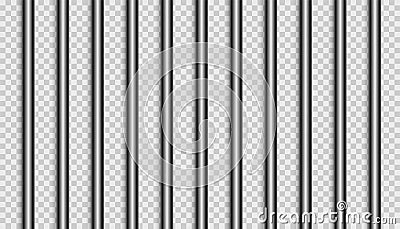 modern metallic prisoner jail bar design Vector Illustration