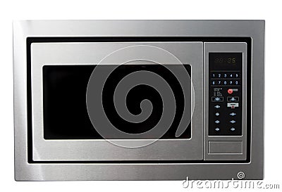 Modern Microwave Oven Stock Photo