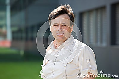 Modern middle-aged man Stock Photo