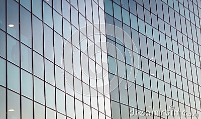 Modern Mirrored Glass Building Facade. Contemporary Architecture Stock Photo