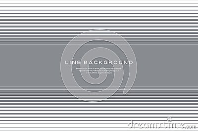 Modern monochrome stripe lines abstract background. Minimalist blend line vector Vector Illustration