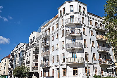 Modern multi-family apartment houses Stock Photo