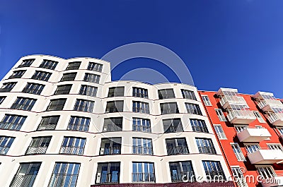 Modern new residential buildings in the City Stock Photo