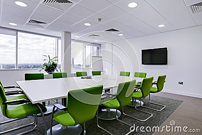 Modern office boardroom Stock Photo