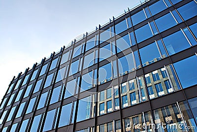 Modern office building. Architectural details of modern building. Stock Photo