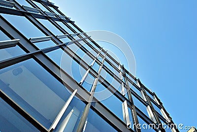 Modern office building. Architectural details of modern building. Stock Photo