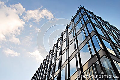 Modern office building. Architectural details of modern building. Stock Photo