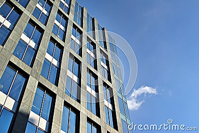 Modern office building. Architectural details of modern building. Stock Photo