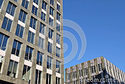 Modern office building. Architectural details of modern building. Stock Photo