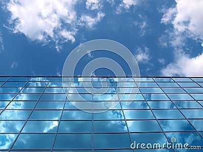 Modern office building detail Stock Photo