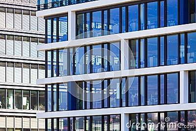 Modern office building detail Stock Photo