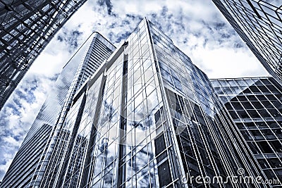 Modern Office Buildings Stock Photo