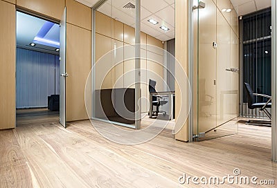 Modern office interior Stock Photo