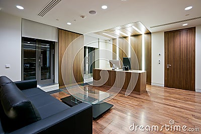 Modern office interior Stock Photo