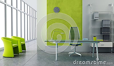 Modern office interior Stock Photo