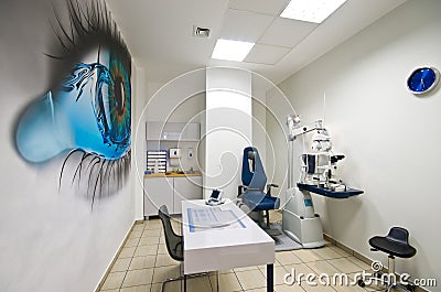 Modern optometrist diopter Editorial Stock Photo