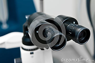 Modern optometrist dopter Stock Photo