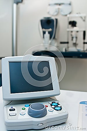 Modern optometrist dopter Stock Photo