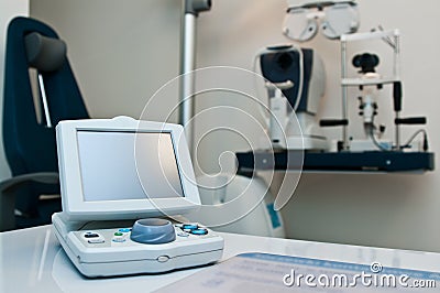 Modern optometrist dopter Stock Photo