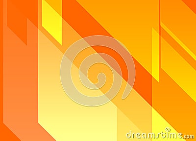 Orange Dynamic Abstract Background Vector Illustration