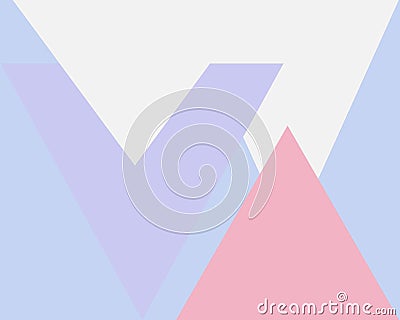 Abstract geomeyrical background multi colored triangles Vector Illustration