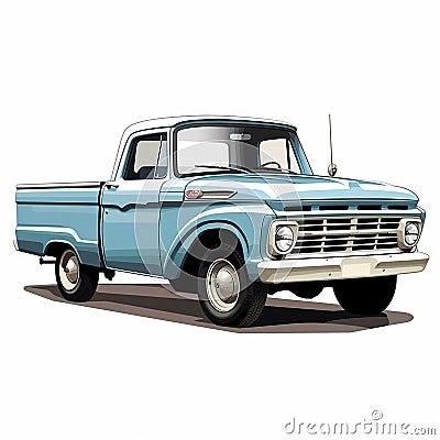 Modern pickup truck photo Stock Photo