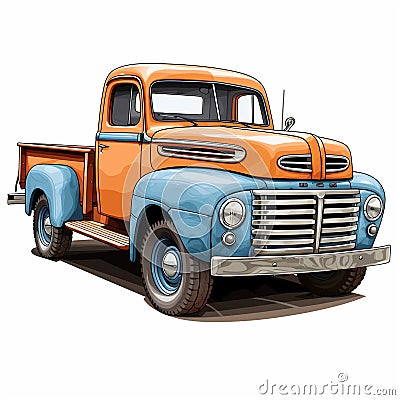 Modern pickup truck photo Stock Photo