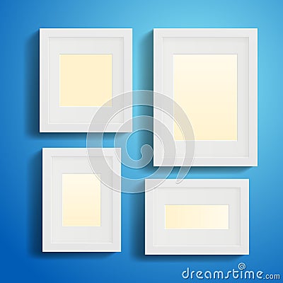 Modern Picture Frames Vector Illustration