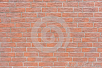 Modern Red Brick wall Background Texture Stock Photo