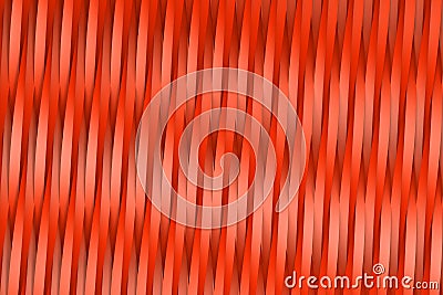 Modern red 3D Illustration of abstract background - geometric surfaces formed with extruded star shape, veterans day or new year Stock Photo