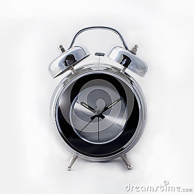 Modern design of retro alarm clock Stock Photo