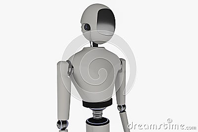 A modern robot Stock Photo