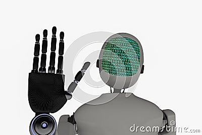 A modern robot Stock Photo