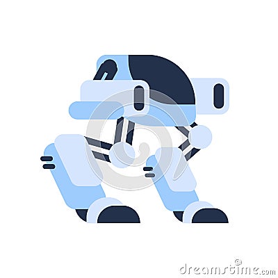 modern robot futuristic artificial intelligence mechanism technology concept Vector Illustration