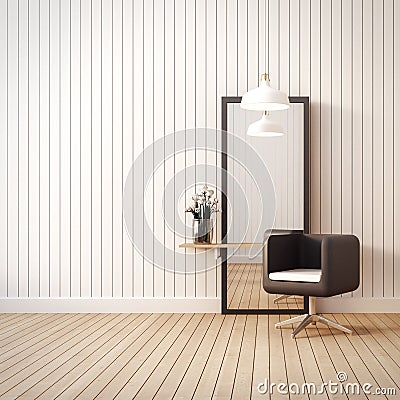 Modern salon interior / 3D render image Stock Photo