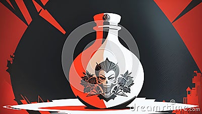 Modern Salt Shaker for National Tequila Day Celebration.AI Generated Stock Photo