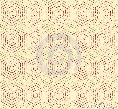 Modern Seamless Dotted Pattern Stock Photo