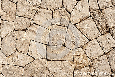 Modern seamless natural stone wall, background and texture of old brick walls Stock Photo