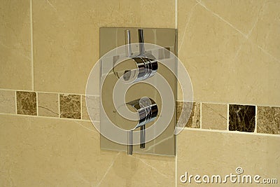 Modern shower Stock Photo