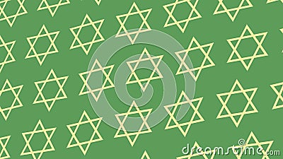 simple rotating star shape background. Random waving star backdrop motion graphics Stock Photo