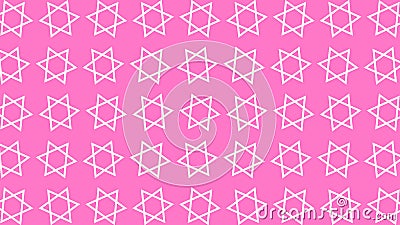 simple rotating star shape background. Random waving star backdrop motion graphics Stock Photo