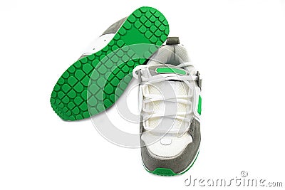 Modern skate shoes Stock Photo